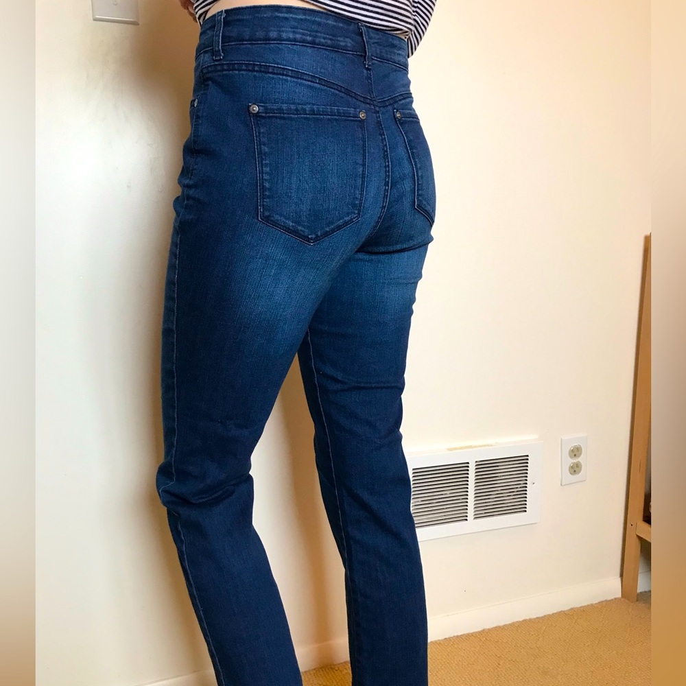 Gloria Vanderbilt Rail Straight Dark Wash Jeans